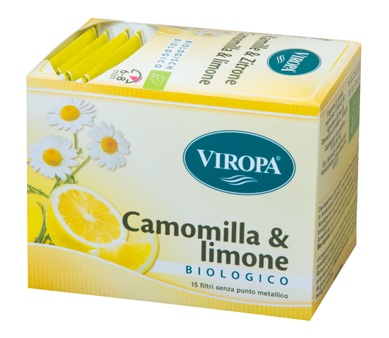 VIROPA CAMOMILLA&LIMONE BIOLOGICO 15 FILTRI DA 1,5 G - Newepa Srl