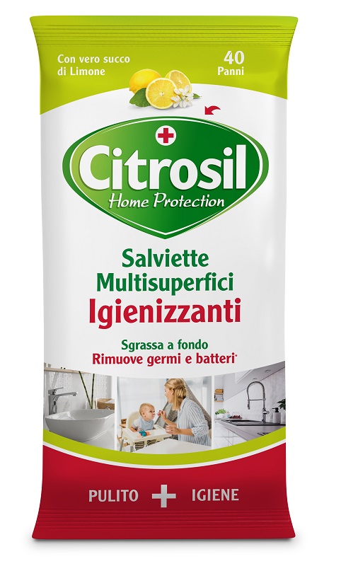 CITROSIL SALVIETTE IGIENIZZANTI LIMONE 40 PEZZI - Newepa Srl