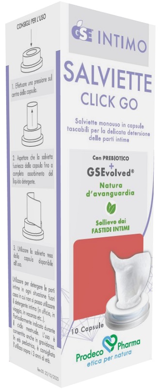 GSE INTIMO SALVIETTE CLICK GO 10 PEZZI - Newepa Srl