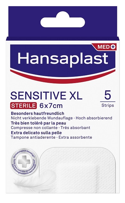 CEROTTO HANSAPLAST SENSITIVE XL 5 PEZZI - Newepa Srl
