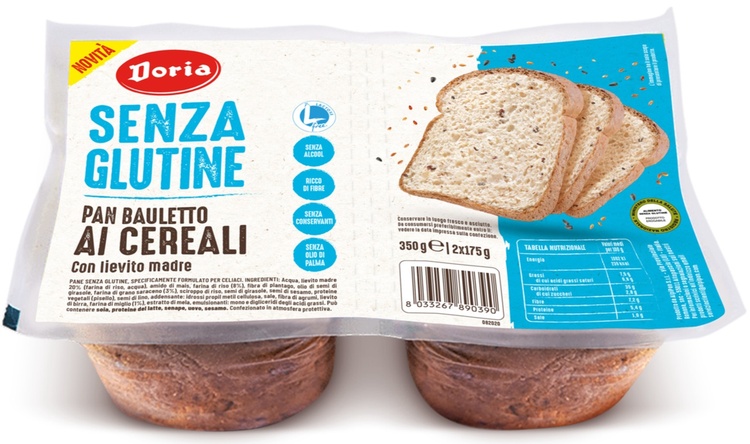 DORIA PAN BAULETTO CEREALI 2 PEZZI DA 175 G - Newepa Srl