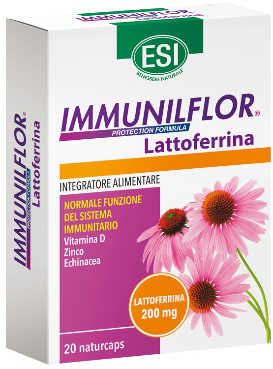 ESI IMMUNILFLOR LATTOFERRINA 20 NATURCAPS - Newepa Srl