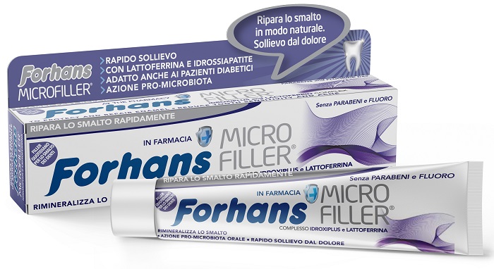 FORHANS DENTIFRICIO MICROFILLER PROTEZIONE SMALTO 75 ML - Newepa Srl