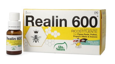 REALIN 600 10 FLACONCINI SDC 10 ML TAPPO DOSATORE 400 MG - Newepa Srl
