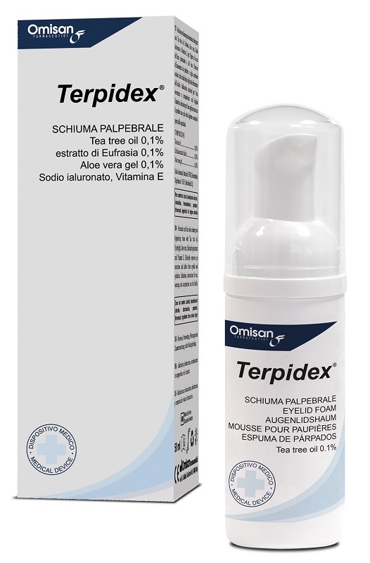 SCHIUMA PALPEBRALE TERPIDEX 50 ML - Newepa Srl