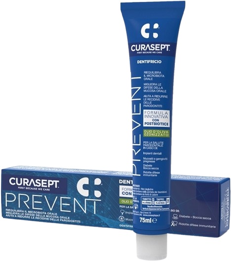 CURASEPT PREVENT DENTIFRICIO 75 ML - Newepa Srl