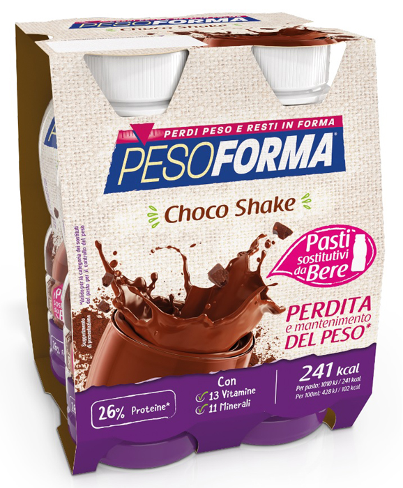 PESOFORMA CHOCO SHAKE 4X236 ML - Newepa Srl