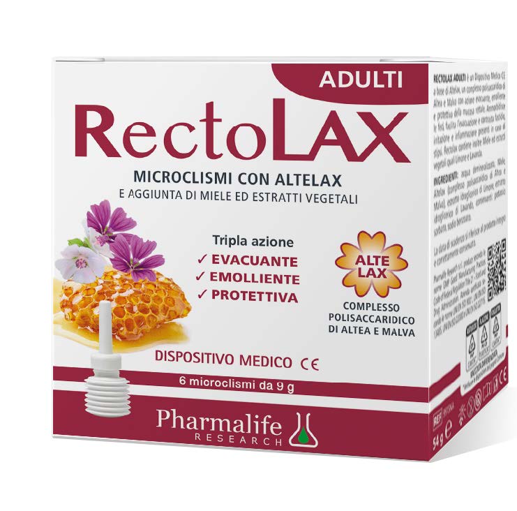 RECTOLAX ADULTI MICROCLISMI 6 PEZZI DA 9 G - Newepa Srl