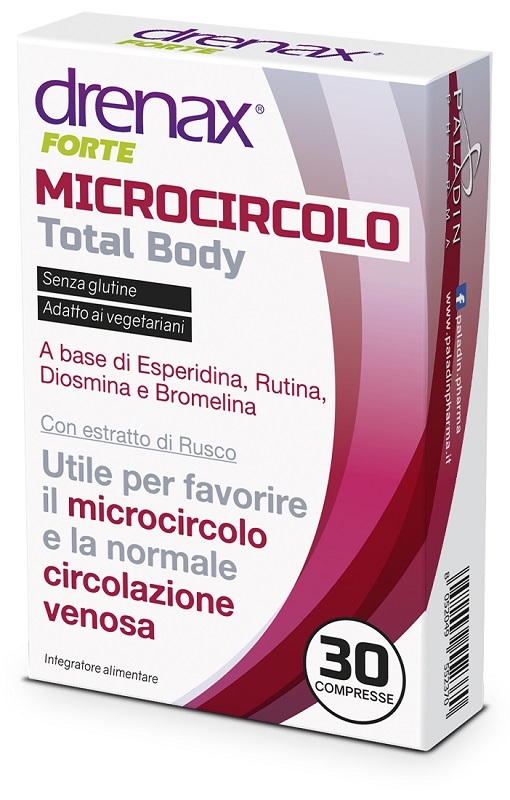 DRENAX FORTE MICROCIRCOLO TOTAL BODY 30 COMPRESSE - Newepa Srl
