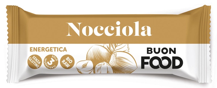 BUON FOOD BARRETTA BIO ENERGETICA NOCCIOLA 48 G - Newepa Srl