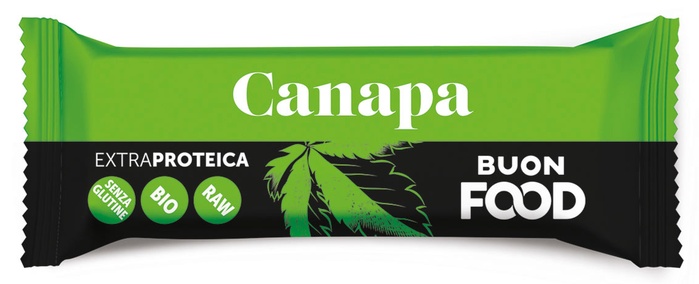 BUON FOOD BARRETTA BIO PROTEINA CANAPA 48 G - Newepa Srl