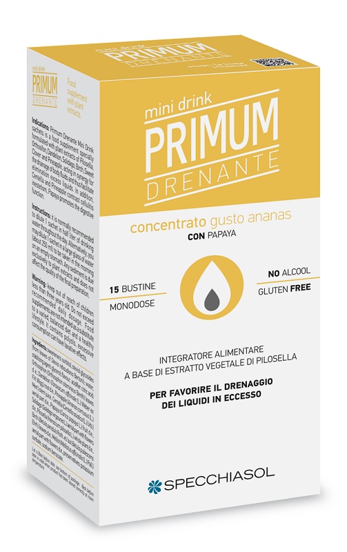 PRIMUM DRENANTE MINIDRINK ANANAS 15 STICK DA 10 ML - Newepa Srl
