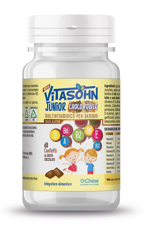 VITASOHN JUNIOR CHOCO POWER 60 CONFETTI - Newepa Srl