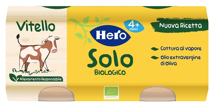 HERO BABY SOLO OMOGENEIZZATO VITELLO 2X80 G - Newepa Srl