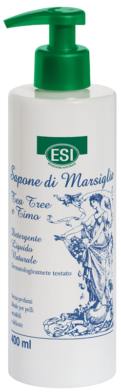 ESI SAPONE MARSIGLIA TEA TREE E TIMO 400 ML - Newepa Srl