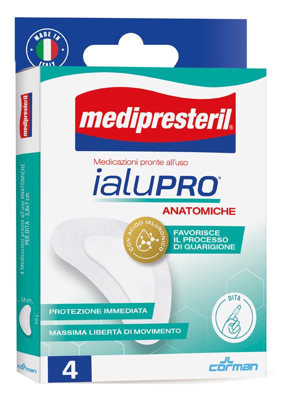 MEDIPRESTERIL IALUPRO DITA 3,8X7 CM 4 PEZZI - Newepa Srl