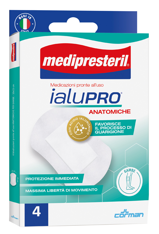 MEDIPRESTERIL IALUPRO GAMBE 10X15 CM 4 PEZZI - Newepa Srl