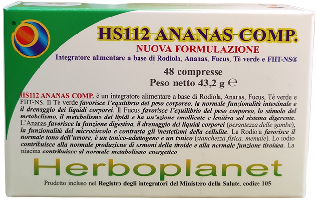 HS112 ANANAS COMP 48 COMPRESSE - Newepa Srl