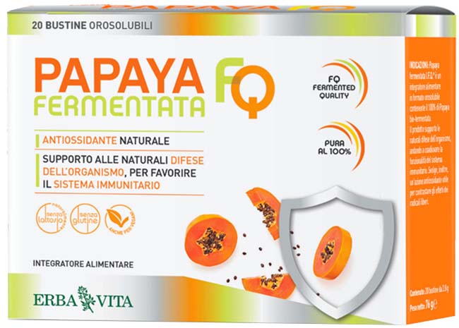 PAPAYA FERMENTATA FQ 20 BUSTINE - Newepa Srl