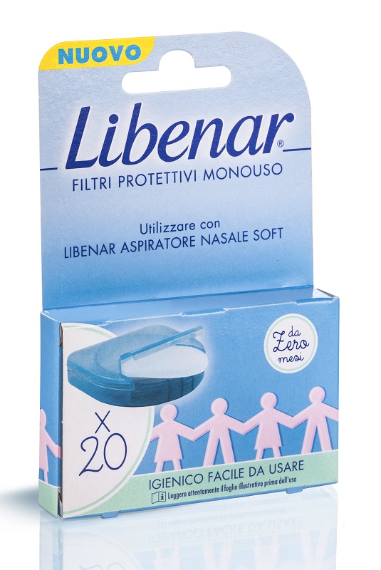 LIBENAR ASPIRATORE NASALE SOFT FILTRI 20 PEZZI - Newepa Srl