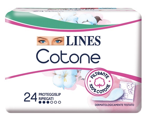 LINES COTONE BIO SALVASLIP RIPIEGATI 24 PEZZI - Newepa Srl