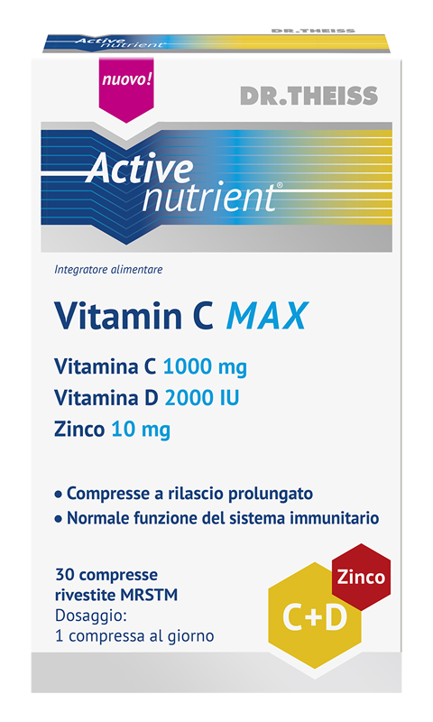 THEISS ACTIVE NUTRIENT VITAMIN C MAX 30 COMPRESSE - Newepa Srl
