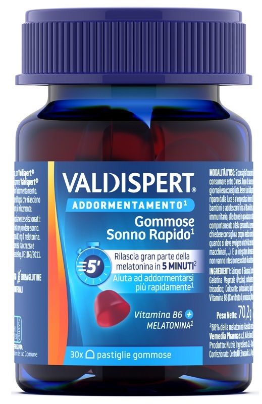 VALDISPERT GOMMOSE SONNO RAPIDO 30 PASTIGLIE GOMMOSE - Newepa Srl