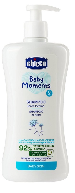 CHICCO BABY MOMENTS SHAMPOO SENZA LACRIME 500 ML - Newepa Srl