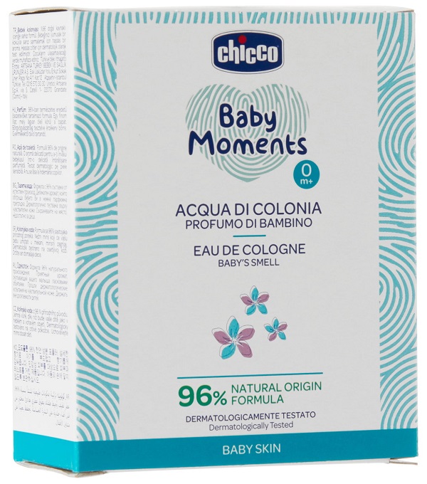 CHICCO BABY MOMENTS ACQUA DI COLONIA PROFUMO DI BAMBINO 100 ML - Newepa Srl
