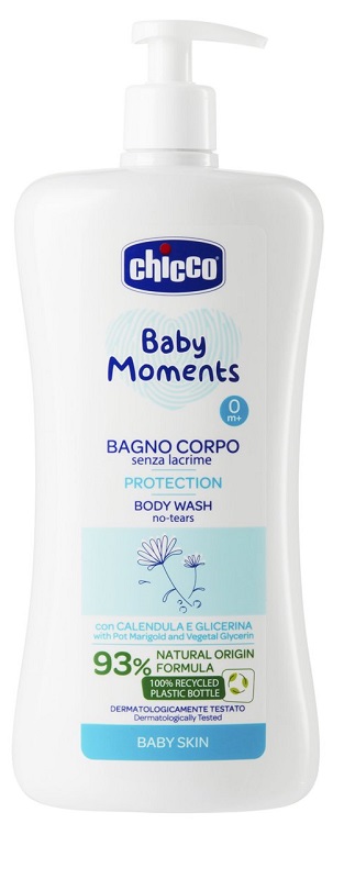 CHICCO BABY MOMENTS BAGNO CORPO SENZA LACRIME PROTECTION 750 ML - Newepa Srl