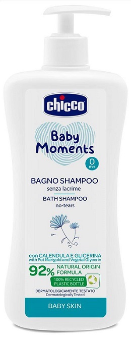 CHICCO BABY MOMENTS BAGNO SHAMPOO DELICATE 500 ML - Newepa Srl