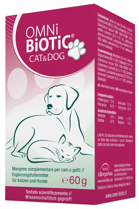 OMNI BIOTIC CAT&DOG BARATTOLO 60 G - Newepa Srl