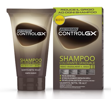 JUST FOR MEN CONTROL GX SHAMPOO COLORANTE GRADUALE 150 ML - Newepa Srl