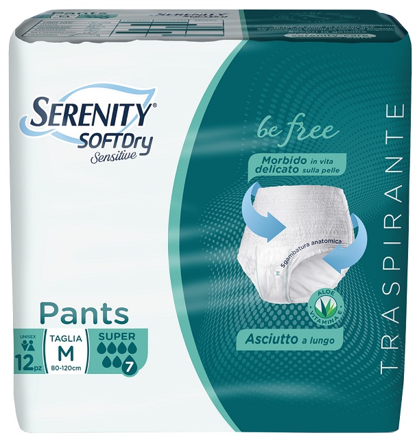 SERENITY PANTS SD SENSITIVE SUPER M 12 PEZZI - Newepa Srl