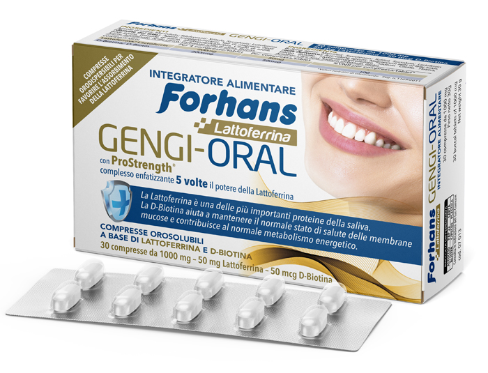 FORHANS LATTOFERRINA GENGI ORAL 30 COMPRESSE - Newepa Srl