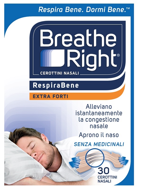 CEROTTI NASALI BREATHE RIGHT EXTRA FORTE 30 PEZZI - Newepa Srl