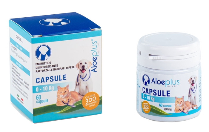 ALOEPLUS CAPSULE CANI/GATTI 0-10 KG - Newepa Srl