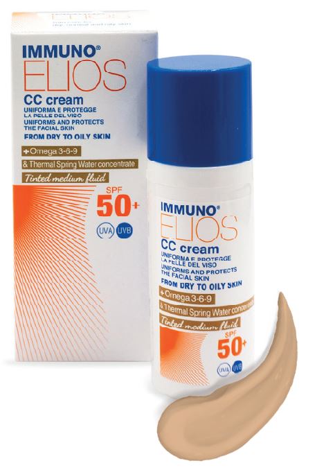 IMMUNO ELIOS CC CREAM SPF50+ TINTED MEDIUM 40 ML - Newepa Srl