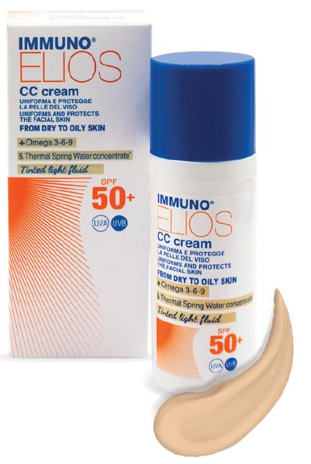 IMMUNO ELIOS CC CREAM SPF50+ TINTED LIGHT 40 ML - Newepa Srl