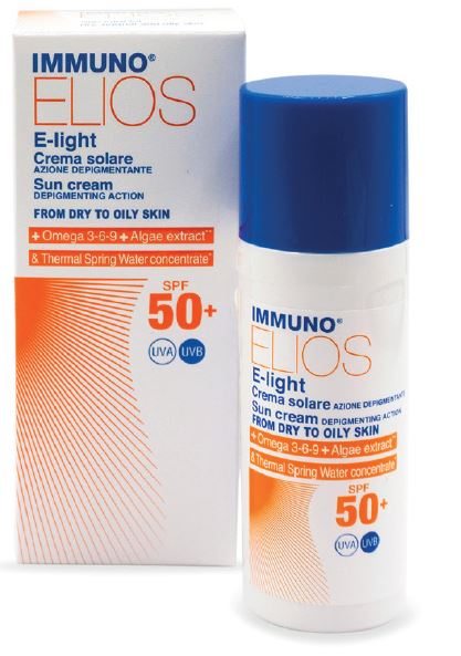IMMUNO ELIOS CREAM E-LIGHT SPF50+ LIGHTENING 40 ML - Newepa Srl