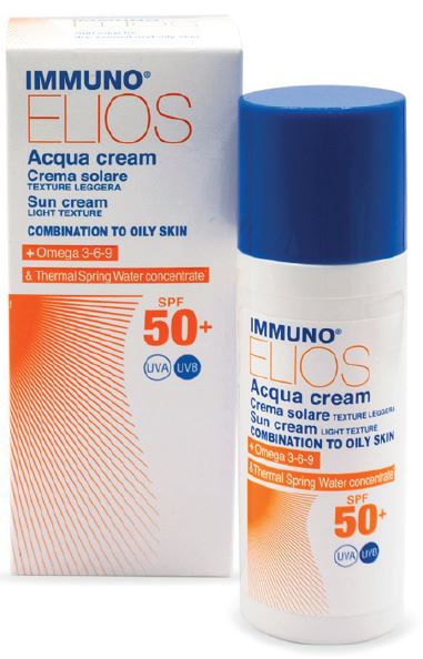 IMMUNO ELIOS ACQUA CREAM SPF50+ OILY SKIN 40 ML - Newepa Srl