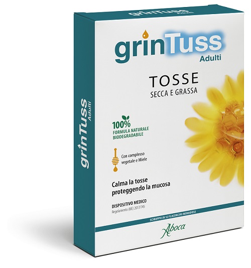 GRINTUSS ADULTI SCIROPPO 12 FLACONCINI MONODOSE - Newepa Srl
