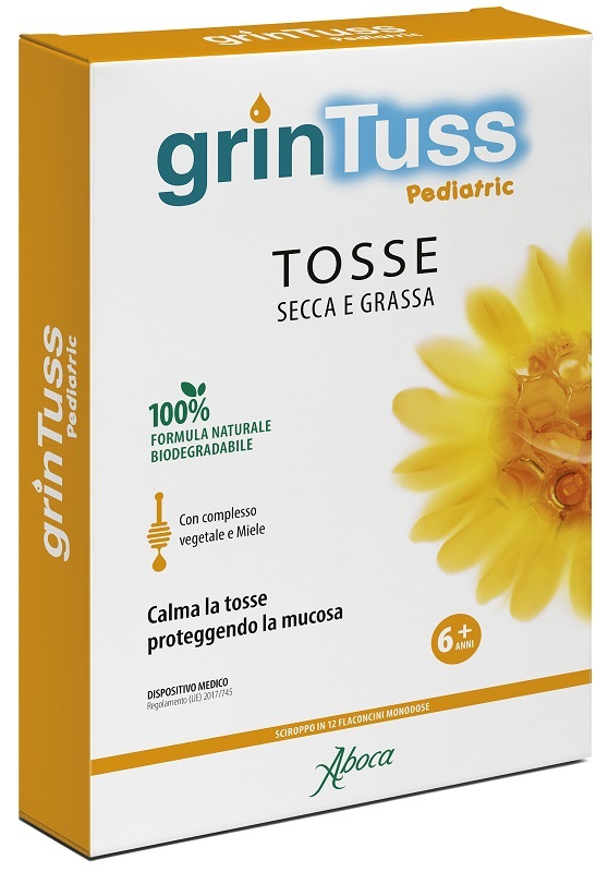 GRINTUSS PEDIATRIC SCIROPPO 12 FLACONCINI - Newepa Srl