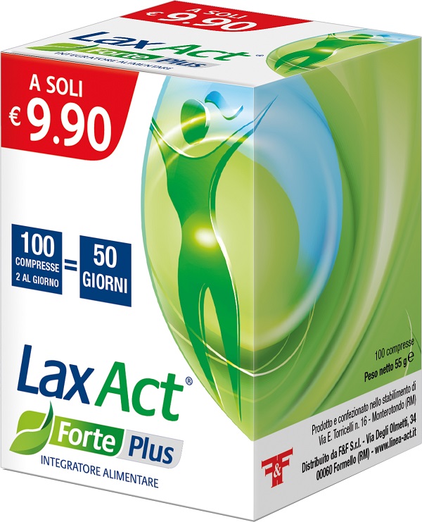 LAX ACT FORTE PLUS 100 COMPRESSE - Newepa Srl