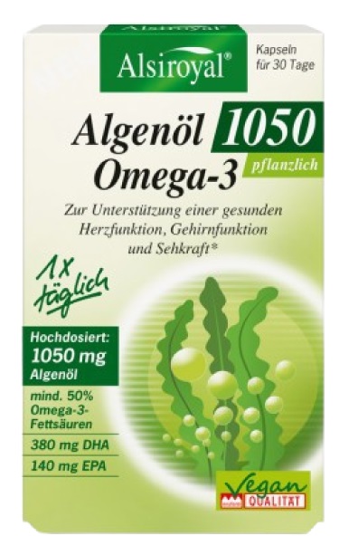 ALSIROYAL ALGENOL OMEGA 3 VEGETALE 30 CAPSULE - Newepa Srl