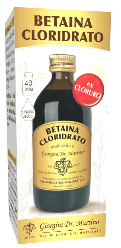 BETAINA CLORIDRATO LIQUIDO ANALCOLICO 200 ML - Newepa Srl
