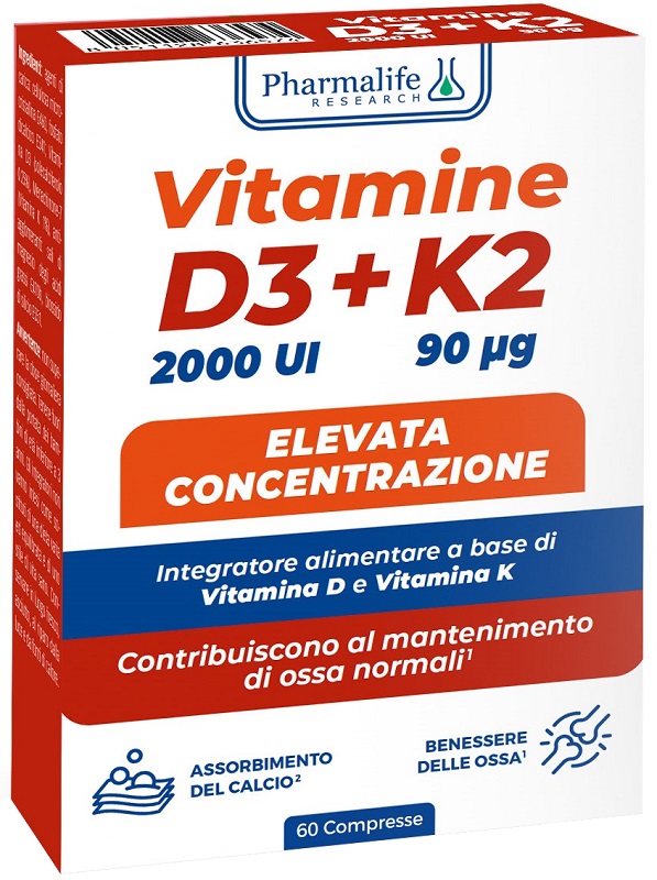 VITAMINE D3+K2 60 COMPRESSE - Newepa Srl