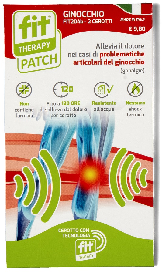 CEROTTO FIT THERAPY GINOCCHIO 2 PEZZI - Newepa Srl