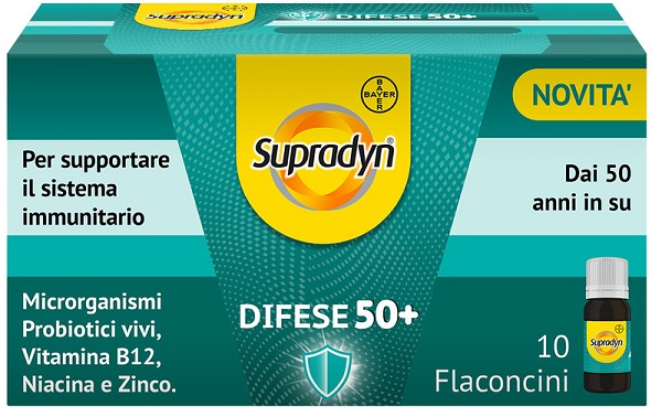 SUPRADYN DIFESE 50+ 10 FLACONCINI 10 ML - Newepa Srl