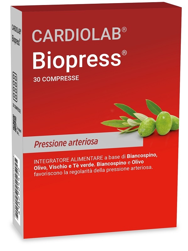 LABORATORIO DELLA FARMACIA BIOPRESS 30 COMPRESSE LINEA CARDIOLAB - Newepa Srl